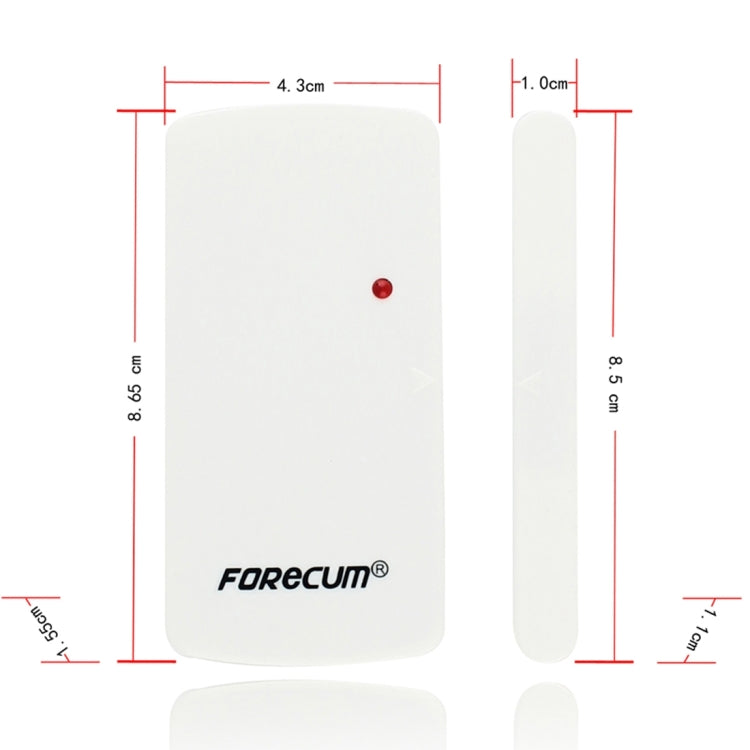 Forecum-A001 Smart Home Magnetic Sensor Alarm, One Magnetic Sensor Two Remote Controller