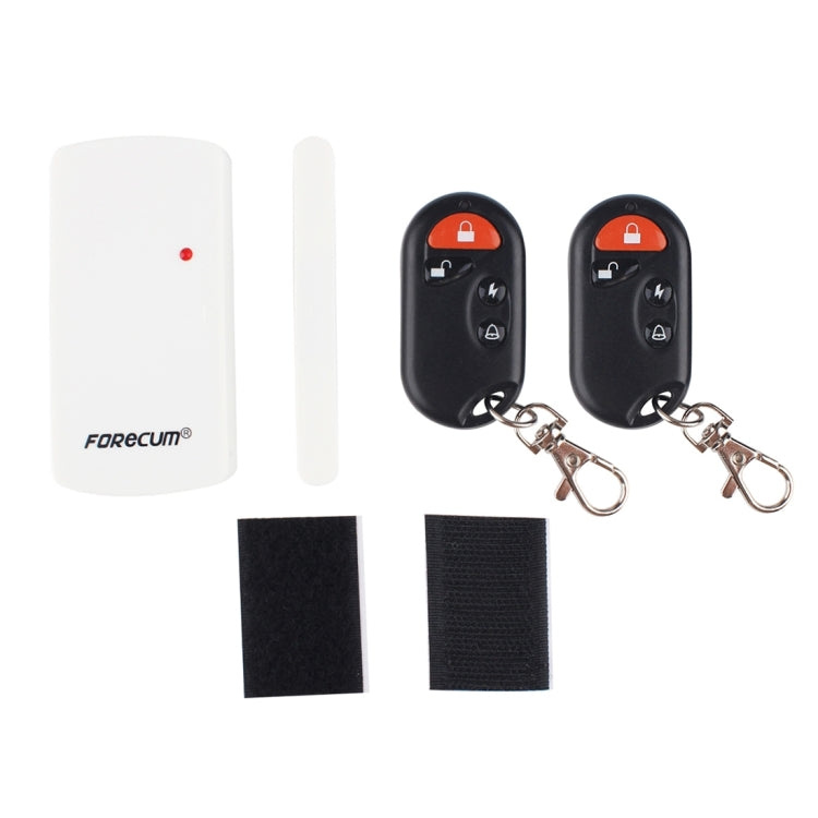 Forecum-A001 Smart Home Magnetic Sensor Alarm, One Magnetic Sensor Two Remote Controller