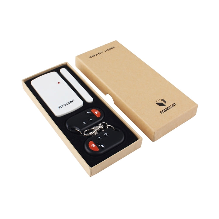 Forecum-A001 Smart Home Magnetic Sensor Alarm, One Magnetic Sensor Two Remote Controller