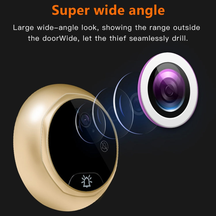 Danmini W10 4.3 inch Smart Electronic Cat Eye Household Visible Doorbell 300000 Pixels Camera Support Infrared Night Vision & TF Card