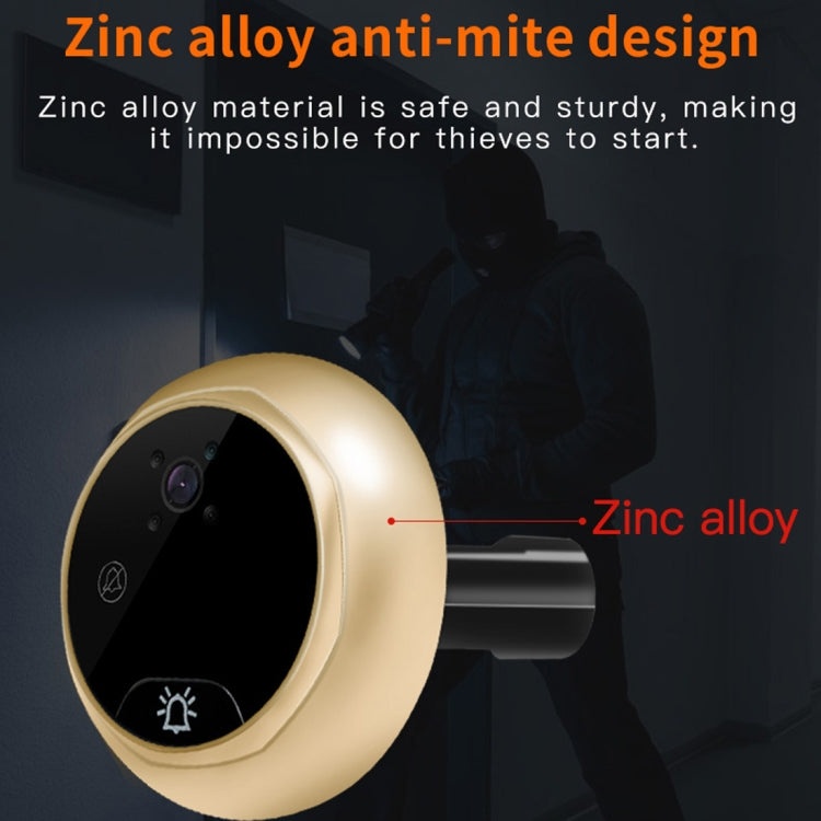 Danmini W10 4.3 inch Smart Electronic Cat Eye Household Visible Doorbell 300000 Pixels Camera Support Infrared Night Vision & TF Card