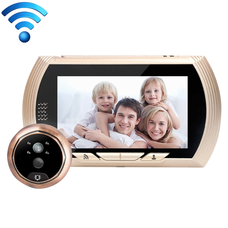 Danmini YB-43HD-MW 4.3 inch Screen WiFi Camera Video Alarm Smart Digital Door Viewer, Support TF Card & Motion Detect & Infrared Night Vision