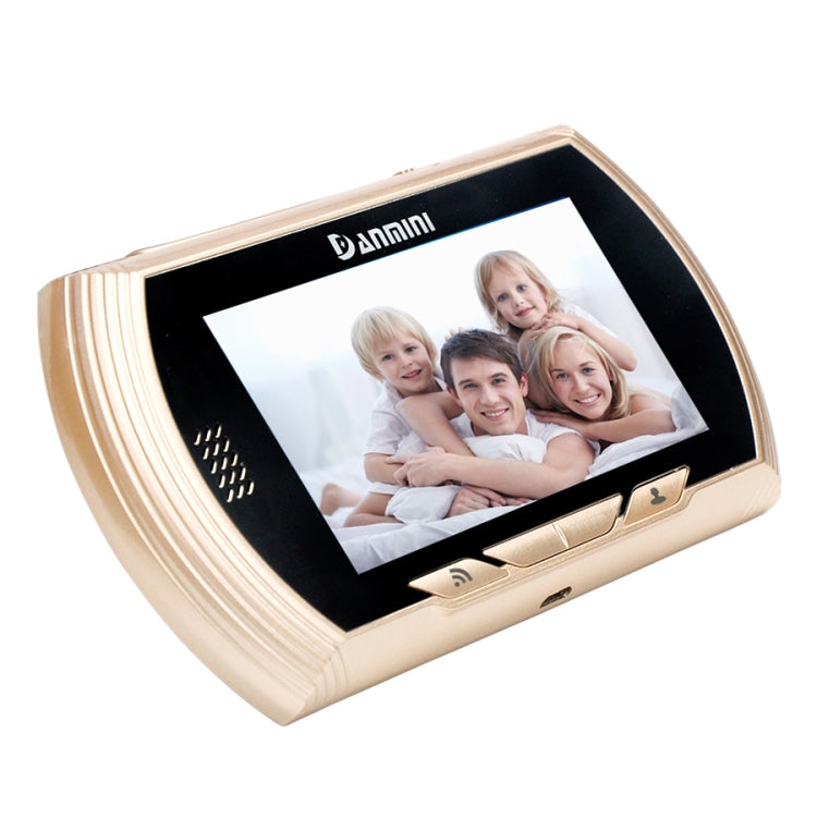 Danmini YB-43HD-MW 4.3 inch Screen WiFi Camera Video Alarm Smart Digital Door Viewer, Support TF Card & Motion Detect & Infrared Night Vision