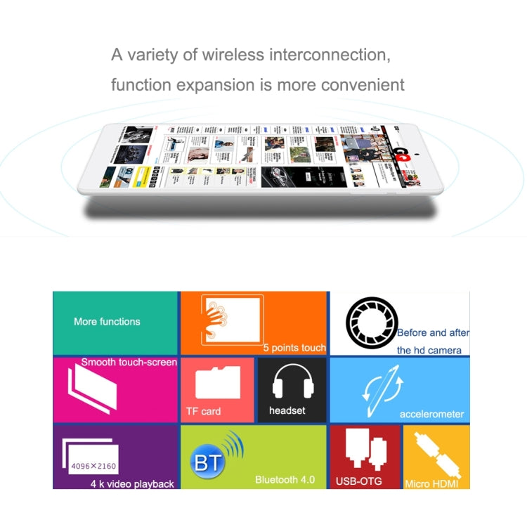 Teclast X80 Pro Dual OS, 8.0 inch, 2GB+32GB, Windows 10 & Android 5.1, Intel Cherry Trail X5 Z8350 1.44-1.84GHz, HDMI, OTG, WiFi, Bluetooth