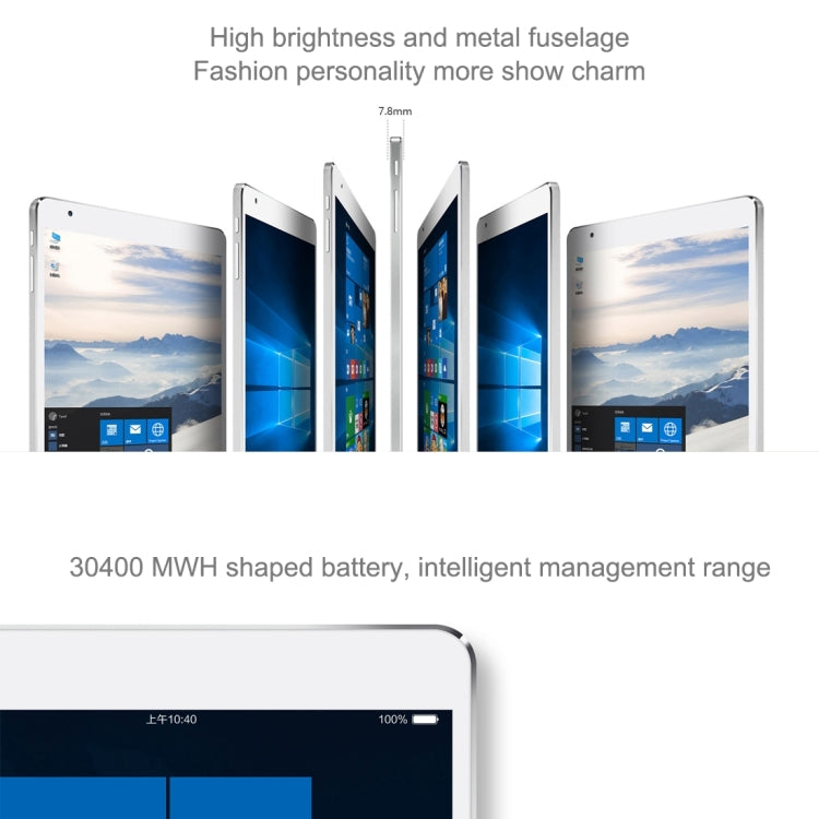 Teclast X98 Plus 3G Dual OS, 4GB+64GB, 9.7 inch Windows 10 & Android 5.1, Intel Cherry Trail X5-Z8300 1.44-1.84GHz
