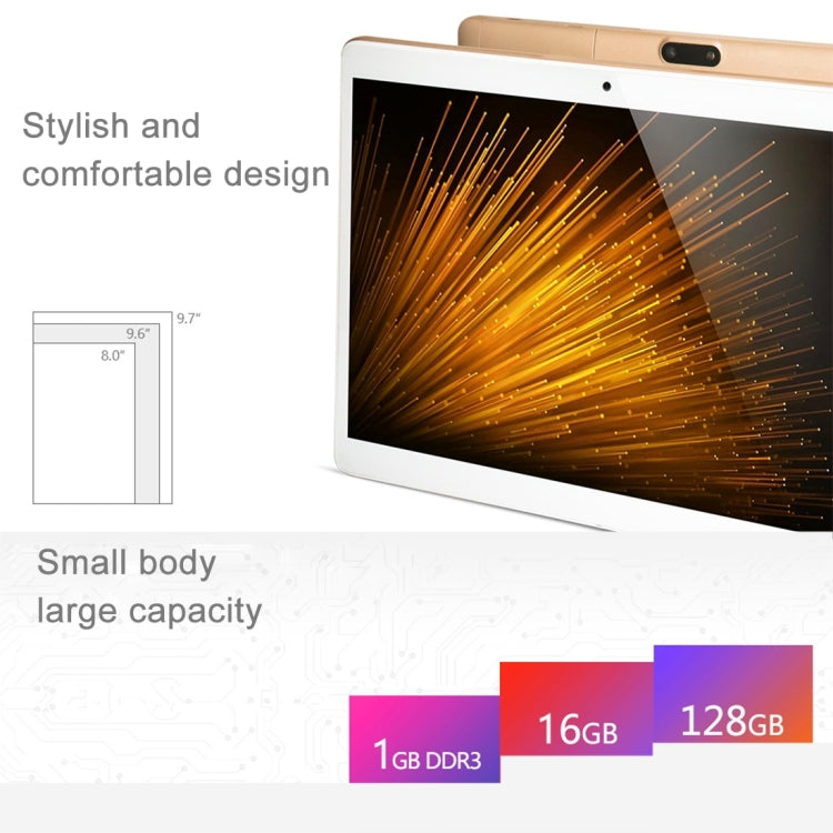 ONDA V96 3G Calling Tablet, 1GB+16GB, CE / FCC / ROHS / WEEE Certificated, Built-in Dual Speakers, 9.6 inch ONDA ROM 2.0 Android OS, MTK6582 Quad Core 1.3GHz, Support 128GB TF Card, 4K Video Decoding, WiFi, Bluetooth, Micrcast Connecting