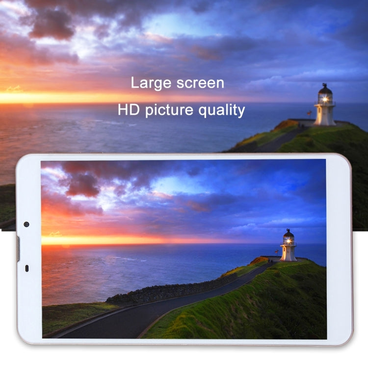 P800 3G Phone Call Tablet PC 8GB, 8.0 inch Android 4.4.2 MTK8382 Quad Core, RAM: 1GB, WiFi / GPS / Bluetooth / FM