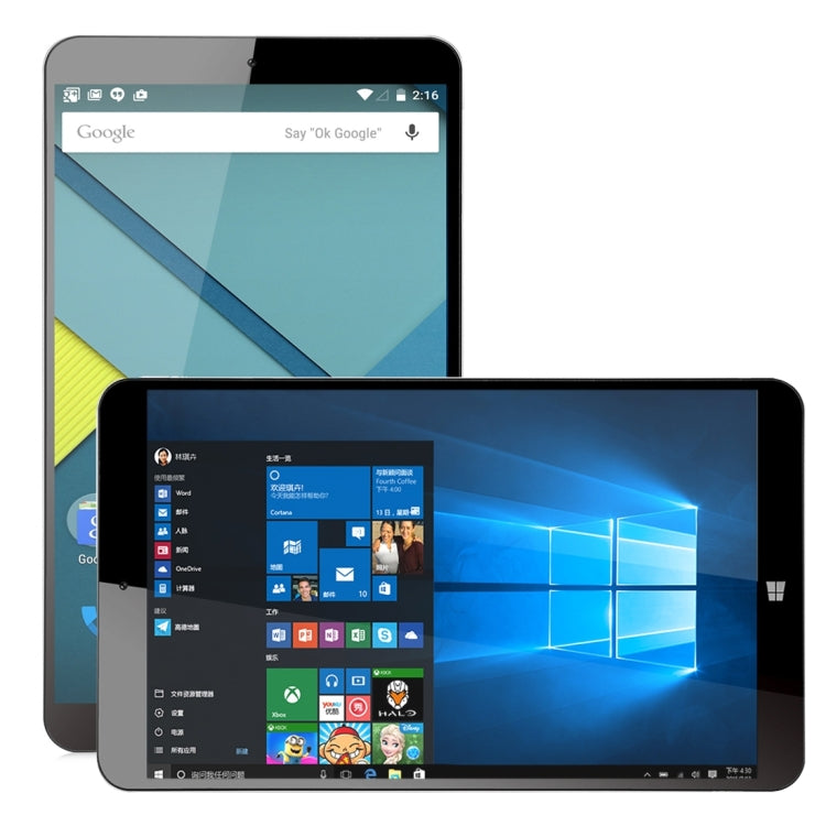 ONDA V891w CH Tablet, 8.9 inch, 2GB+32GB, CE / FCC / ROHS / WEEE Certificated, Built-in O-Box Sound Chamber, Windows 10 + Android 5.1 Dual OS, Intel Cherry Trail Atom X5 Quad Core, RAM: 2GB, Support 128GB TF Card, 4K Video WiDi Output