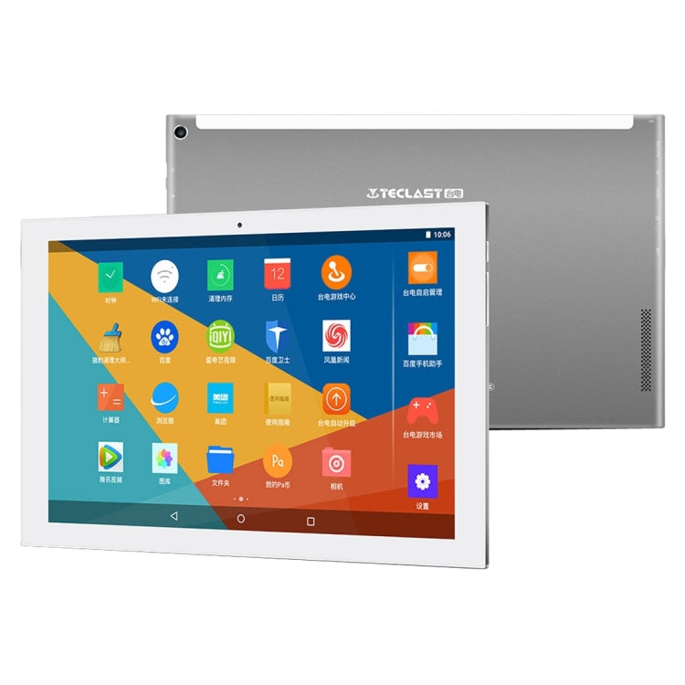 Teclast X10 Plus Tablet, 2GB+32GB, Dual Camera, with Docking Port and DC Port, 10.1 inch Screen Android 5.1 OS, Intel Cherry Trail X5, Support 128GB Micro SD Card, 4K Video(Grey)