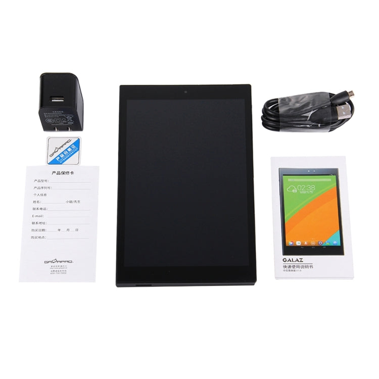 GALAZ N1 / GAL-N1159, 2GB+16GB, 8.4 inch Android 4.4 RockChip RK3288 Quad Core 1.8GHz, Support HDMI Output, GPS, Bluetooth, WiFi(Black)