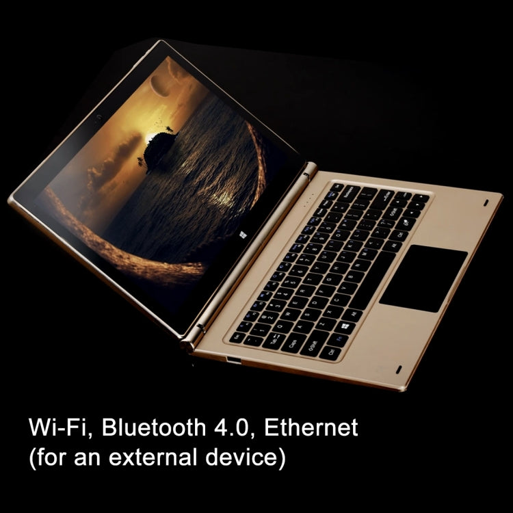 ONDA oBook 11 Plus Tablet, 11.6 inch, 4GB+32GB, CE / FCC / ROHS / WEEE Certificated, Front Camera, Windows 10 OS, Intel Cherry Trail X5-Z8300 1.84GHz, Support 128GB Micro SD / TF Card, WiFi, Bluetooth 4.0, Keyboard Not Included(Champagne Gold)