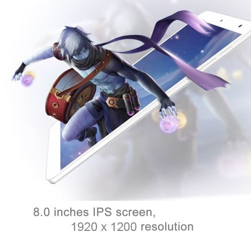 ONDA V80 Tablet, 8.0 inch, 1GB+8GB, CE / FCC / ROHS / WEEE Certificated, Dual Camera, Android Lollipop 5.1 OS, AllWinner A64 Quad-core 1.3GHz, Support 4K Video Decoding, 128GB Micro SD / TF Card, WiFi, Bluetooth, Micrcast Connecting(White)