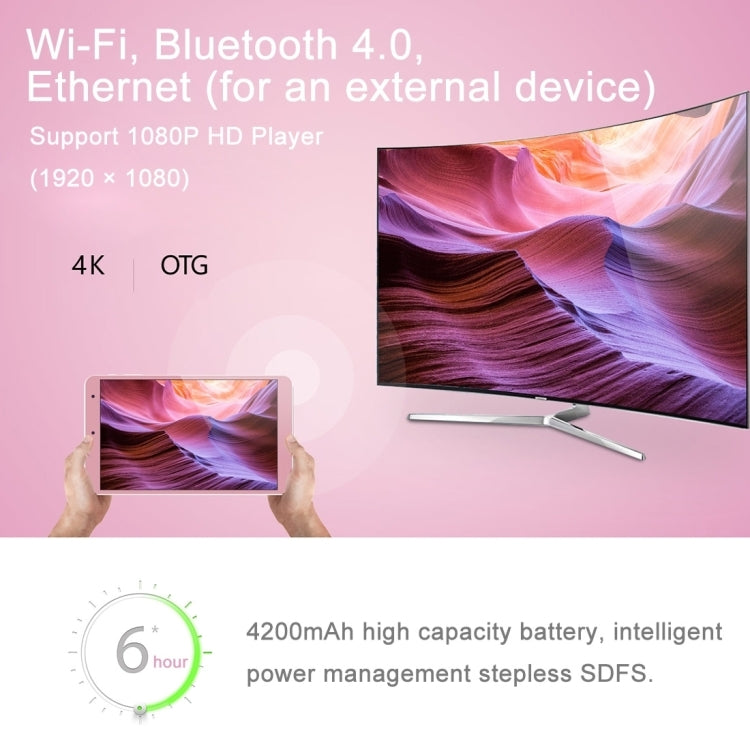 ONDA V80 SE Tablet, 8.0 inch, 2GB+32GB, CE / FCC / ROHS / WEEE Certificated, Dual Camera, ONDA ROM 2.0 Android 5.1 OS, Allwinner A64 Quad-Core 64-bit 1.83GHz