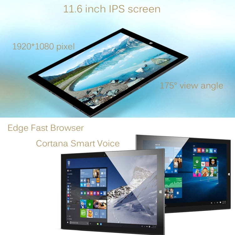 Teclast Tbook 16 Dual OS, 4GB+64GB, 11.6 inch Android 5.1 + Windows 10 Intel Cherry Trail X5-Z8300 Quad Core 1.84GHz(Black)