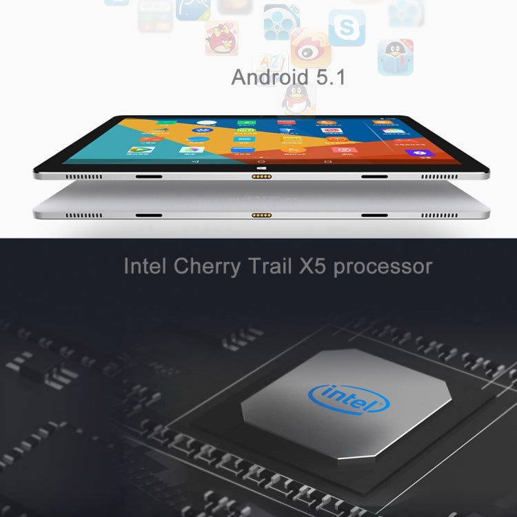 Teclast Tbook 12 Pro Tablet, 12.2 inch, 4GB+64GB, Windows 10 Home + Android 5.1 Dual OS, Intel Cherry Trail X5, RAM: 4GB, Support OTG, WiFi, Bluetooth 4.0, HDMI Output