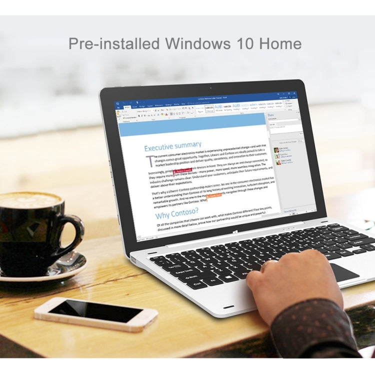 Teclast Tbook 12 Pro Tablet, 12.2 inch, 4GB+64GB, Windows 10 Home + Android 5.1 Dual OS, Intel Cherry Trail X5, RAM: 4GB, Support OTG, WiFi, Bluetooth 4.0, HDMI Output