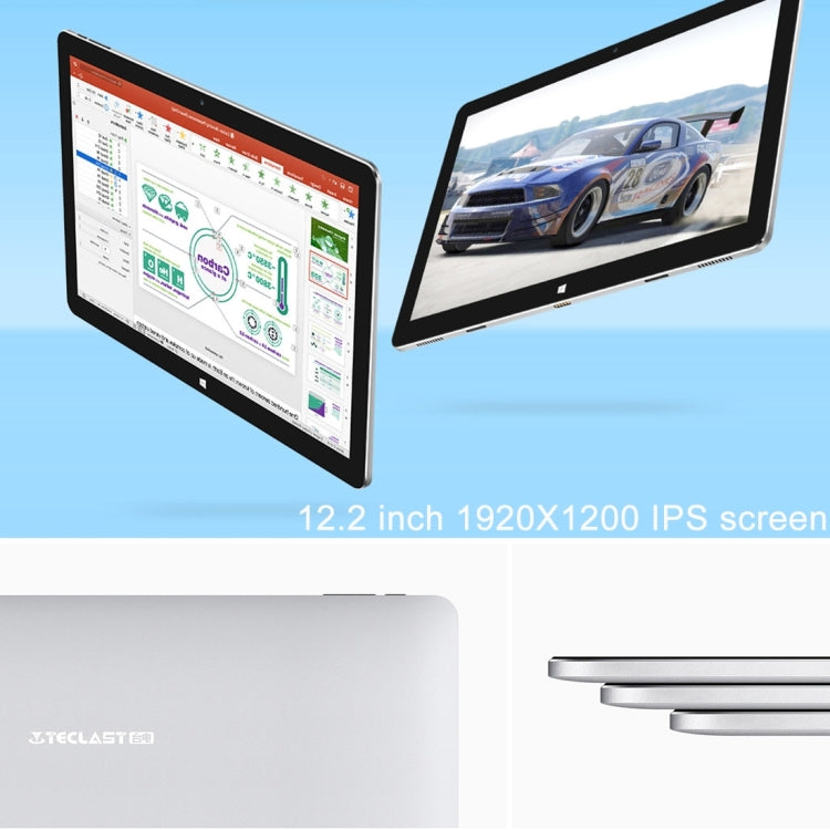 Teclast Tbook 12 Pro Tablet, 12.2 inch, 4GB+64GB, Windows 10 Home + Android 5.1 Dual OS, Intel Cherry Trail X5, RAM: 4GB, Support OTG, WiFi, Bluetooth 4.0, HDMI Output