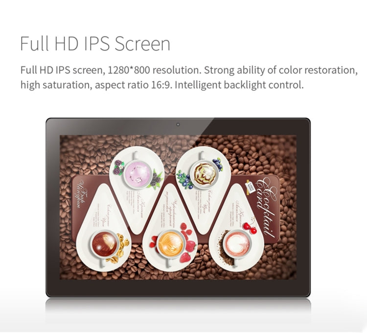 HSD1020T Touch Screen All in One PC with Holder, 2GB+16GB, 10.1 inch IPS Android 8.1 RK3288 Octa Core Up to 1.5GHz, Support OTG & Bluetooth & WiFi, EU/US/UK Plug(Black)