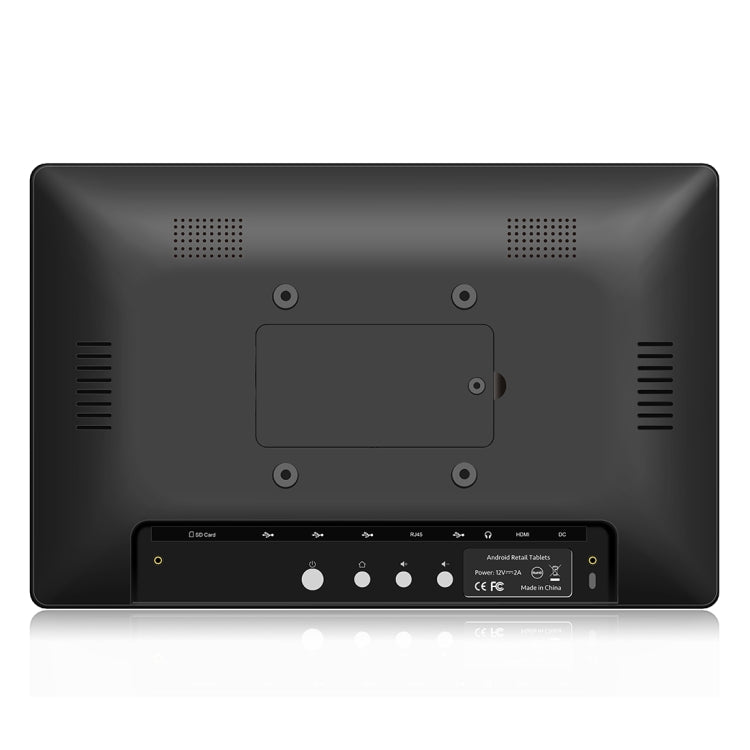 HSD1162 Touch Screen All in One PC with 75x75mm VESA, 2GB+16GB 11.6 inch LCD Android 8.1 RK3288 Octa Core Up to 1.5GHz, Support OTG & Bluetooth & WiFi, EU/US/UK Plug(Black)