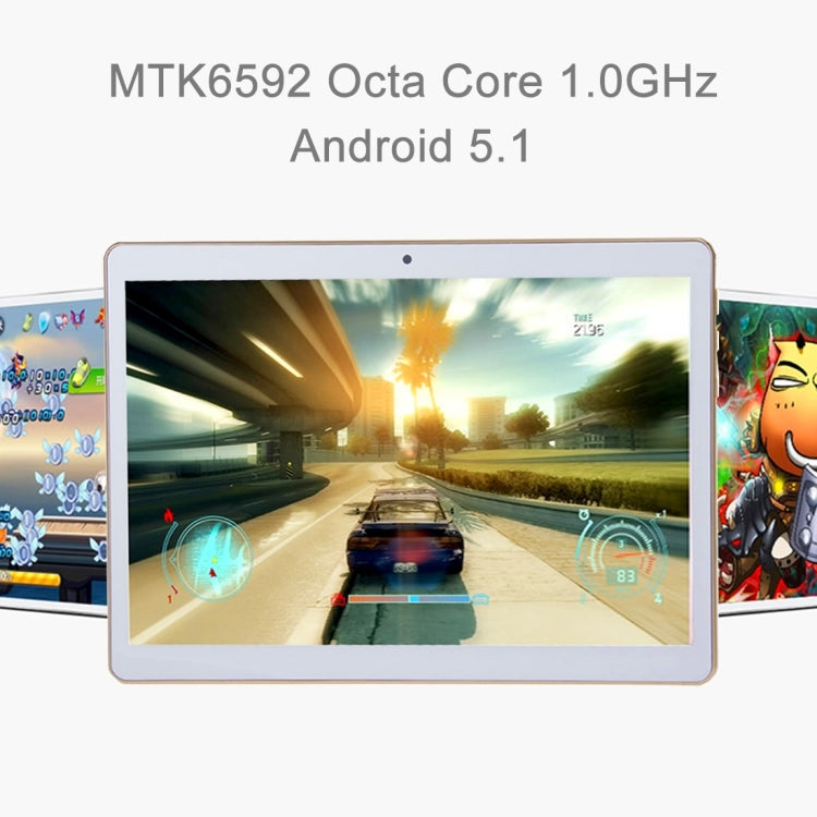 3G Phone Call Tablet PC, 9.6 inch, 2GB+32GB, Android 5.1 MTK6592 Octa Core 1.0GHz, Dual SIM, GPS