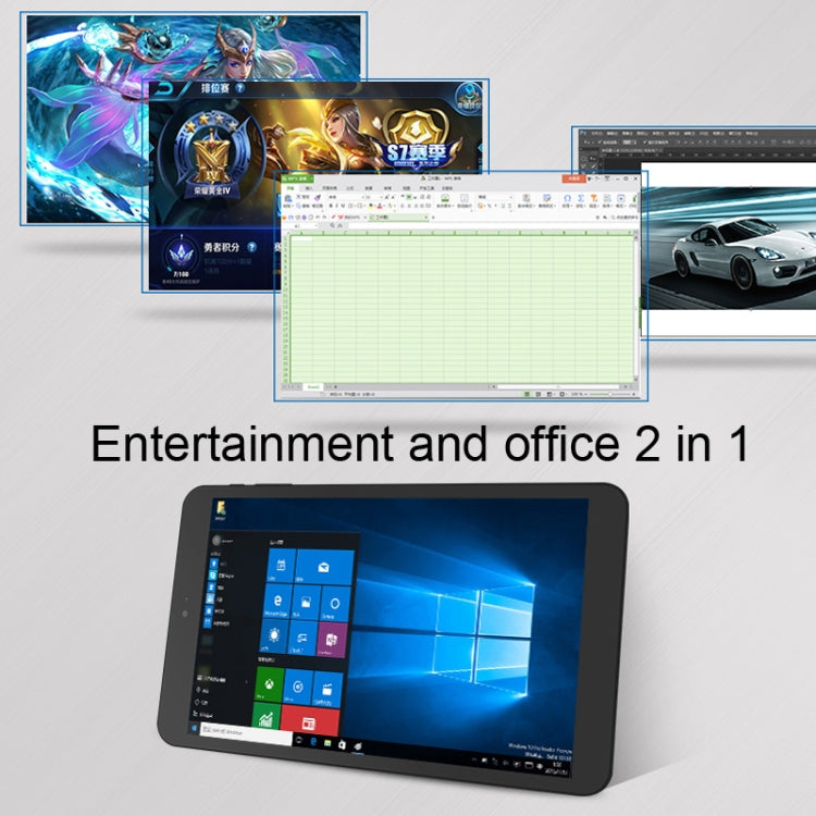 Jumper EZpad mini 5 Tablet PC, 8.0 inch, 2GB+32GB, Windows 10 Intel Cherry Trail Z8350 Quad Core, Support TF Card & Bluetooth & WiFi & HDMI(Black)
