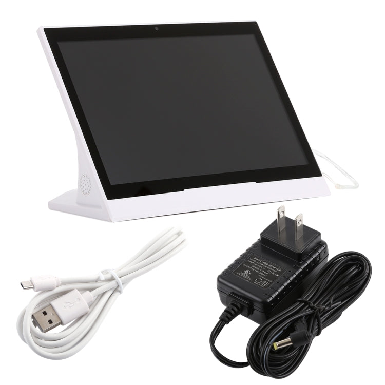 10.1 inch IPS Touch Screen Stand All in One PC, 2GB+16GB, Android 6.0 RK3128 Cortex A7 Quad Core Up to 1.3GHz, Support Bluetooth & WiFi & RJ45 & TF Card(32GB Max) & HDMI & 3.5mm Audio Port(White)