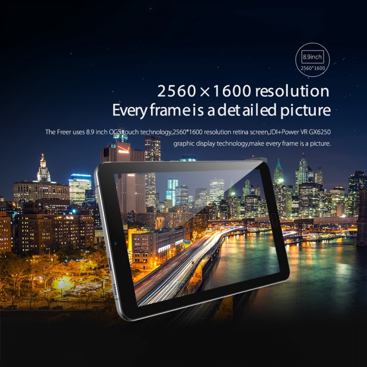 ALLDOCUBE Freer X9 Tablet, 8.9 inch, 4GB+64GB, 5500mAh Battery, Android 6.0, MTK8173, Quad-core up to 1.8GHz, Support Bluetooth & WiFi & TF Card & OTG & G-Sensor (Black + Grey)