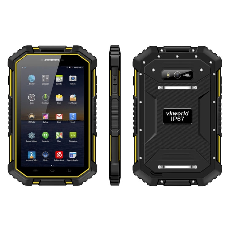 Vkworld V6 Proofing 4G Phone Call Tablet PC 16GB, IP67 Waterproof, Shockproof, Dustproof, 7.0 inch Android 4.4.4, MTK8732VC Quad Core 1.3GHz, RAM: 2GB