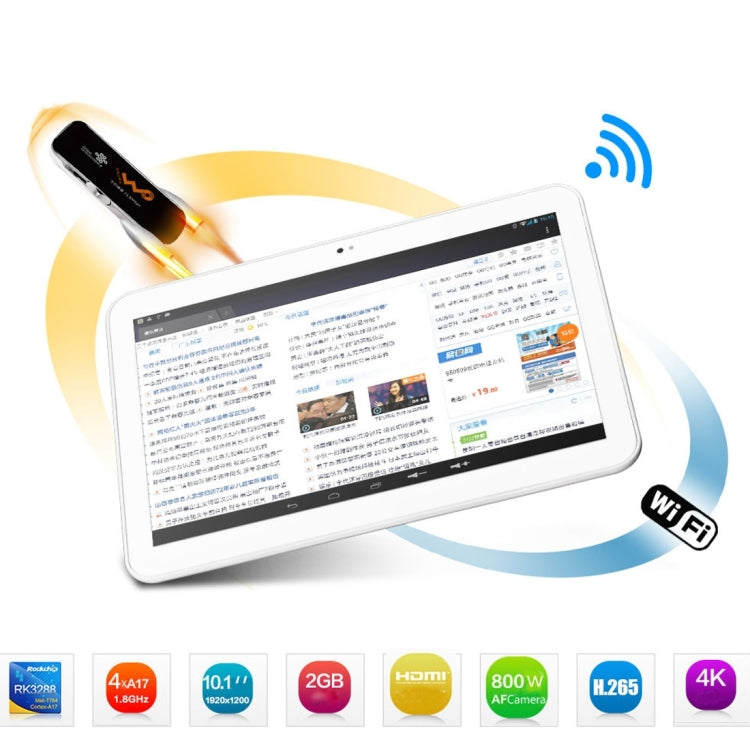 PiPo P9, 2GB+32GB, 10.1 inch Android 5.1 RK3288 Arm Cotex A17 Quad Core up to 1.8GHz(Black)