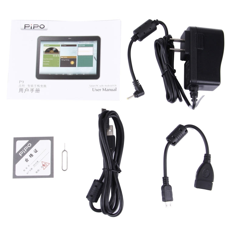 PiPo P9, 2GB+32GB, 10.1 inch Android 5.1 RK3288 Arm Cotex A17 Quad Core up to 1.8GHz(Black)