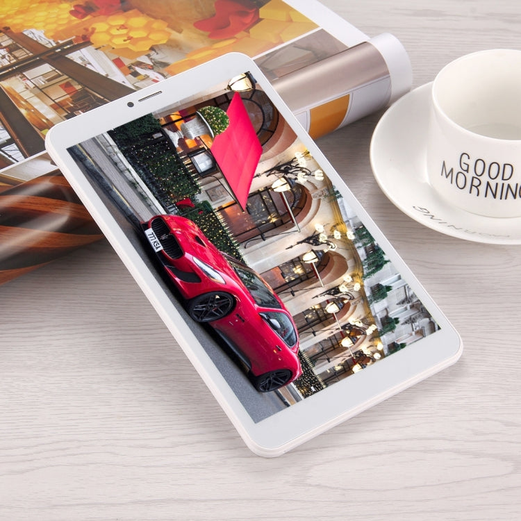 3G Phone Call Tablet PC, 8.0 inch, 1GB+8GB, Android 4.4 SC7731 Quad Core up to 1.3GHz,  OTG, WiFi, GPS, Bluetooth / FM, Dual SIM(White)