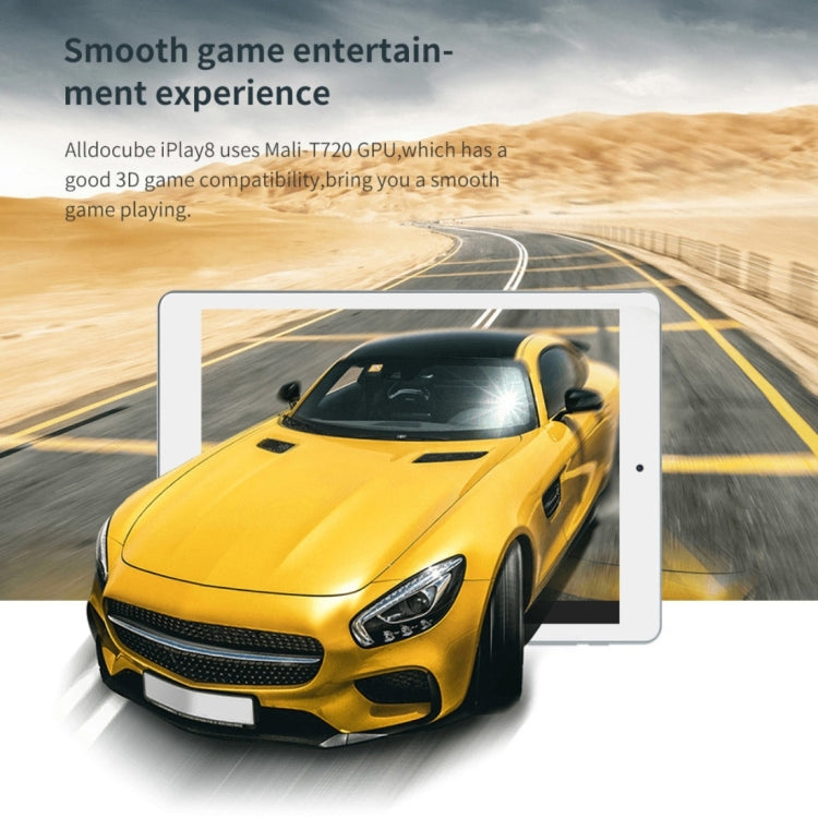 Cube iPlay 8 U78 Tablet PC, 7.85 inch, 1GB+8GB, Android 6.0 MT8163 Quad Core 1.3GHz, Support OTG & GPS  & FM & Bluetooth & Dual Band WiFi  (White + Grey)