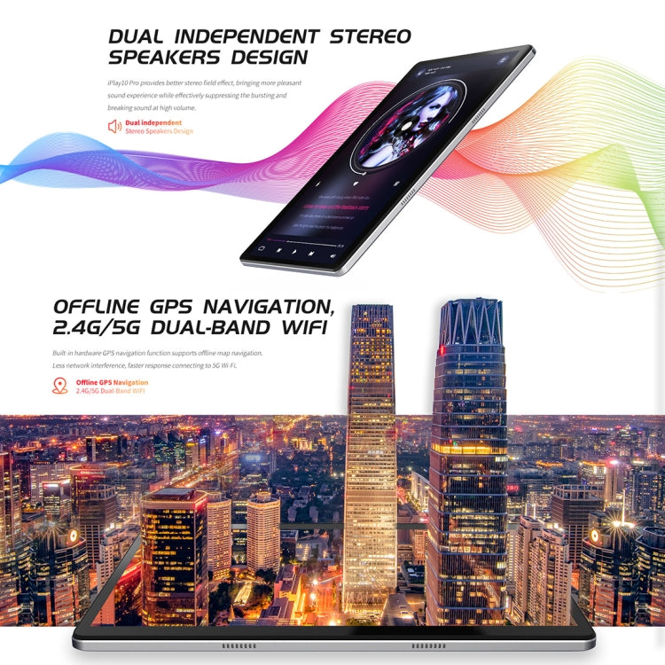 ALLDOCUBE iPlay10 Pro Tablet, 10.1 inch, 3GB+32GB, 6600mAh Battery, Android 9.0 MT8163 Quad Core 1.5GHz, Support Bluetooth & Dual Band WiFi & G-sensor & GPS & Micro HDMI (Black+Grey)