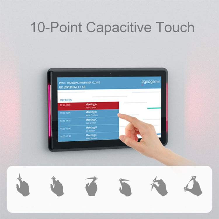 Hongsamde HSD1012T Commercial Tablet PC, 10.1 inch, 2GB+16GB, Android 8.1 RK3288 Quad Core Cortex A17 Up to 1.8GHz, Support Bluetooth & WiFi& OTG with LED Indicator Light