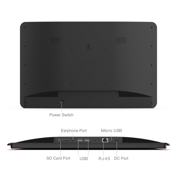 Hongsamde HSD1012T Commercial Tablet PC, 10.1 inch, 2GB+16GB, Android 8.1 RK3288 Quad Core Cortex A17 Up to 1.8GHz, Support Bluetooth & WiFi& OTG with LED Indicator Light