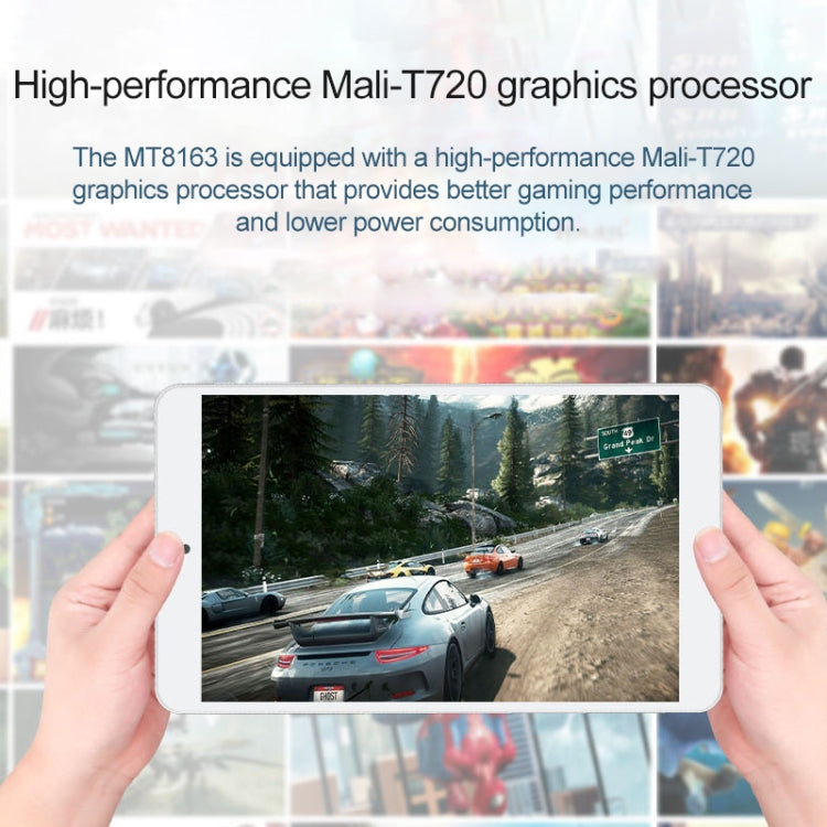 Teclast P80h Tablet, 8.0 inch, 1GB+16GB, Android 7.0, MT8163 Quad-core 1.3GHz CPU, Support Bluetooth & Dual Band WiFi & HDMI & OTG