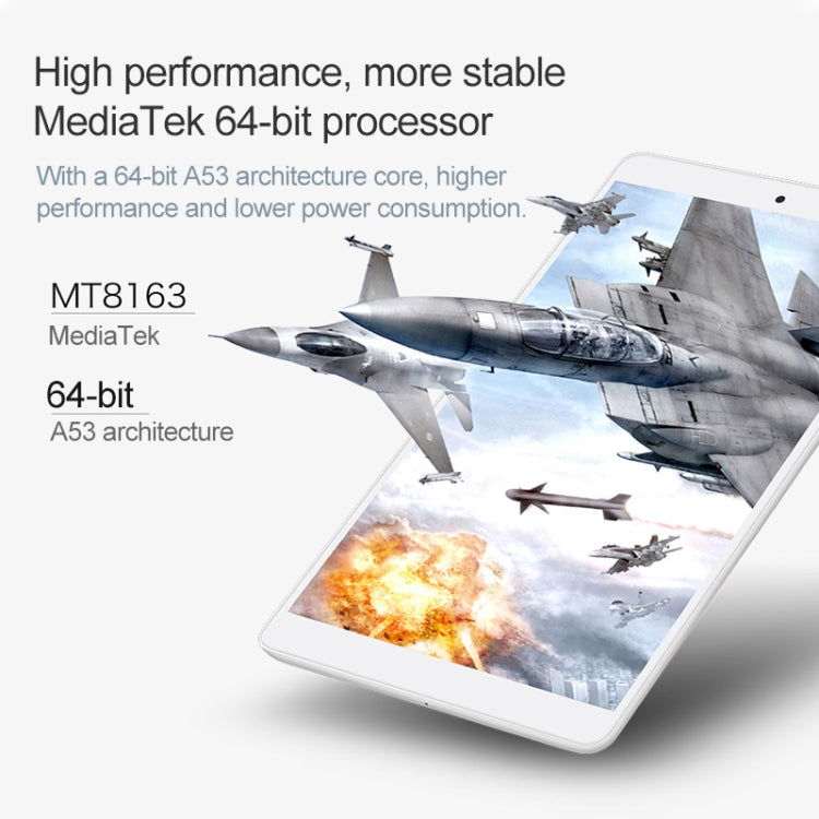 Teclast P80h Tablet, 8.0 inch, 1GB+16GB, Android 7.0, MT8163 Quad-core 1.3GHz CPU, Support Bluetooth & Dual Band WiFi & HDMI & OTG