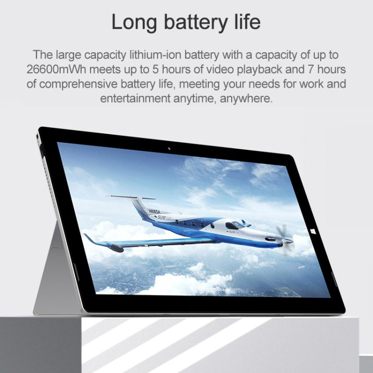 Teclast X4 2-in-1 Tablet, 11.6 inch, 8GB+256GB, Windows 10 Home, Intel Gemini Lake Quad-core 1.1-2.4GHz, Support OTG & Bluetooth & Dual Band WiFi & Micro-HDMI, without Keyboard (Black+Grey)