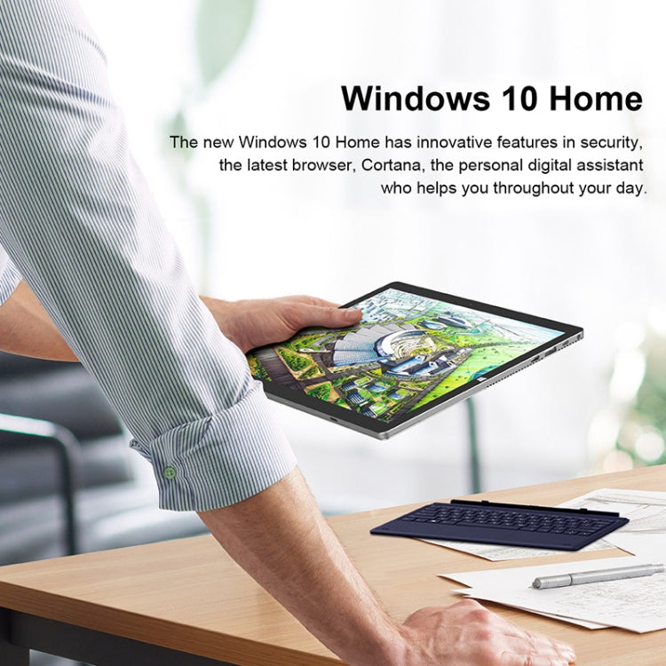 Teclast X6 Pro 2-in-1 Tablet, 12.6 inch, 8GB+256GB, Windows 10 Home, Intel Core M 1.0-2.6GHz, Support OTG & Bluetooth & Dual Band WiFi & HDMI, without Keyboard (Black+Grey)