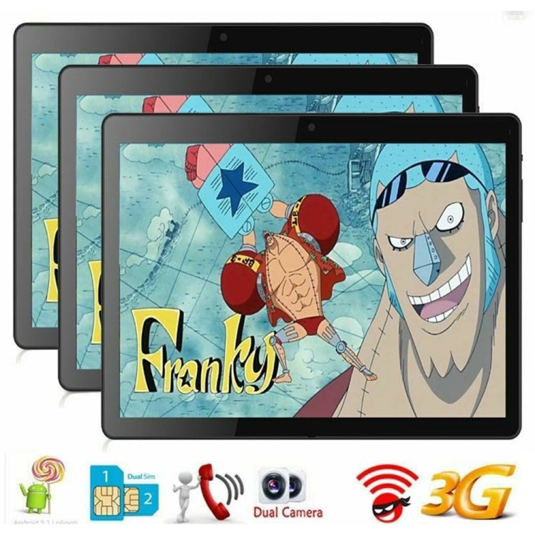 M10 3G Phone Call Tablet PC, 10.1 inch, 1GB+16GB, Android 4.4 MTK6582 Quad Core 1.3GHz, Support Dual SIM / WiFi / Bluetooth / GPS / OTG