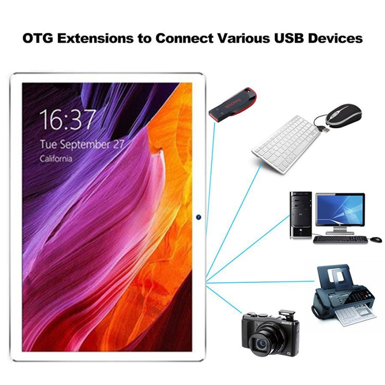 4G Phone Call Tablet PC, 10.1 inch, 4GB+64GB, Android 8.1 MT6797(X20) Deca Core 64-bits, Support Dual SIM / WiFi / Bluetooth / GPS / OTG