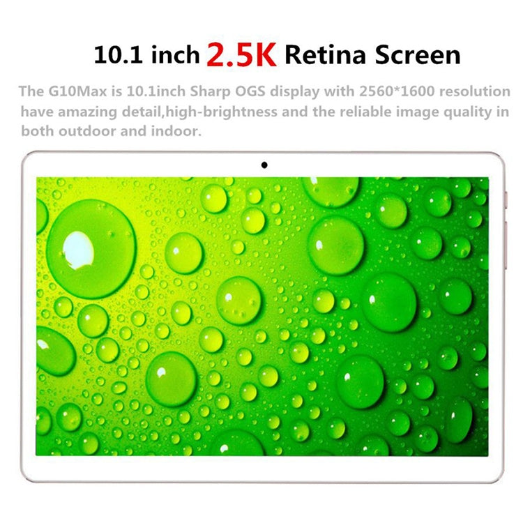4G Phone Call Tablet PC, 10.1 inch, 4GB+64GB, Android 8.1 MT6797(X20) Deca Core 64-bits, Support Dual SIM / WiFi / Bluetooth / GPS / OTG