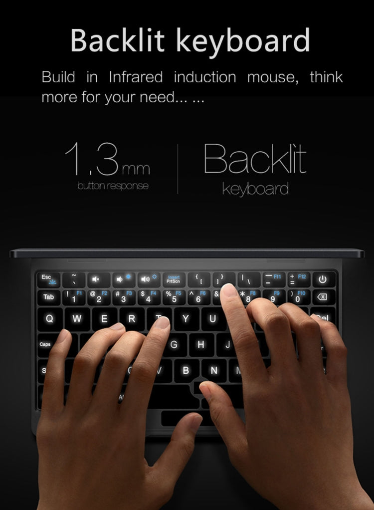 VOYO One Mix Laptop, 7.0 inch, 8GB+128GB, Windows 10 license, Intel Atom CherryTail X5 Z8350 Quad Core up to 1.5GHz, Dual Band WiFi, Bluetooth, USB 3.0(Silver)