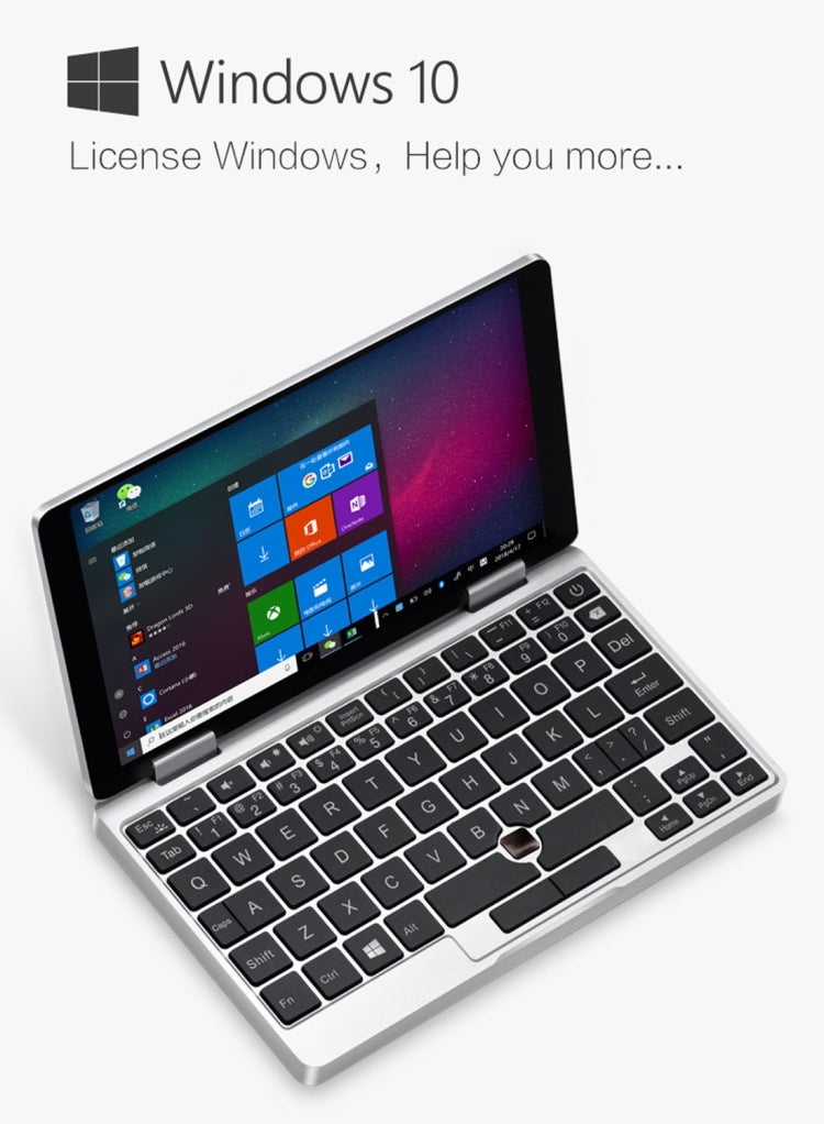 VOYO One Mix Laptop, 7.0 inch, 8GB+128GB, Windows 10 license, Intel Atom CherryTail X5 Z8350 Quad Core up to 1.5GHz, Dual Band WiFi, Bluetooth, USB 3.0(Silver)