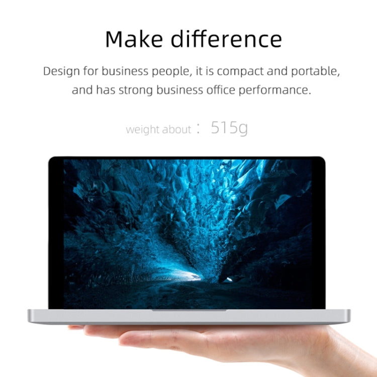 ONE-NETBOOK OneMix 1s Laptop, 7.0 inch, 8GB+128GB, Windows 10 Home, Intel Celeron 3965Y Quad Core 1.5GHz, Support Dual Band WiFi & Bluetooth & Fingerprint Unlock(Silver)