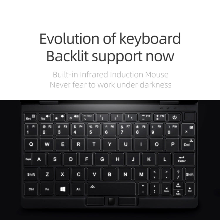 ONE-NETBOOK OneMix 3 Laptop, 8.4 inch, 8GB+256GB, Windows 10 Home, Intel CoRE M3-8100Y, Support Dual Band WiFi & Bluetooth & Fingerprint Unlock(Silver)