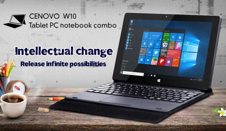 Cenovo W10 Dual OS Tablet, 10.1 inch, 2GB+32GB, Windows 10 & Android 5.1, Intel Cherry Trail Z8350 Quad Core 1.92GHz, Support OTG, HDMI
