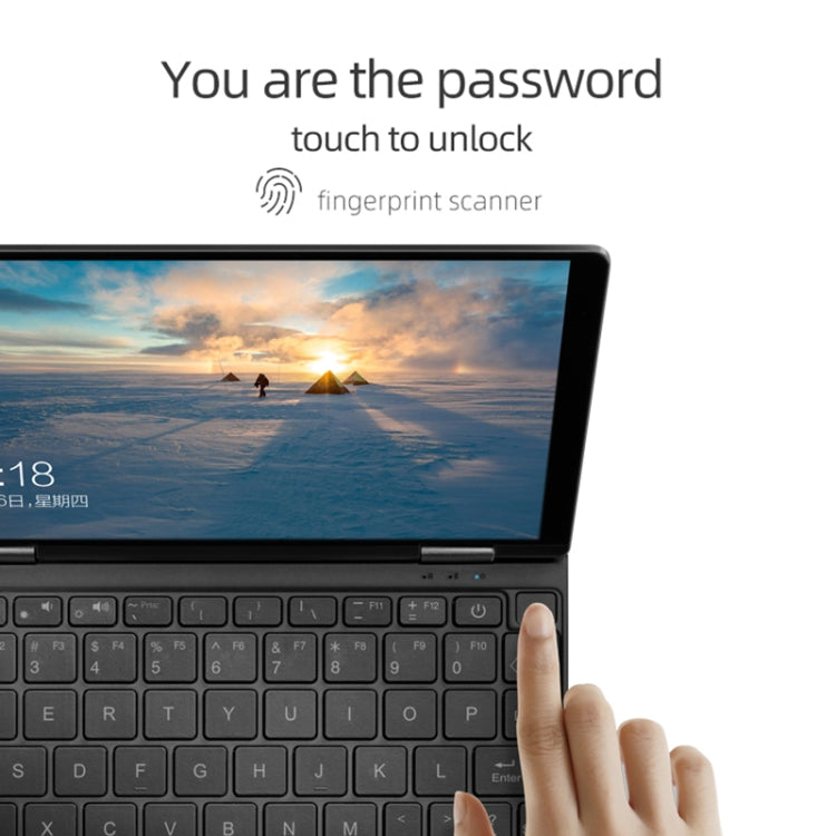 ONE-NETBOOK OneMix 3s+ Laptop, 8.4 inch, 8GB+256GB, Windows 10, Intel CoRE i3-10110Y, Support Dual Band WiFi & Bluetooth & Fingerprint Unlock(Black)