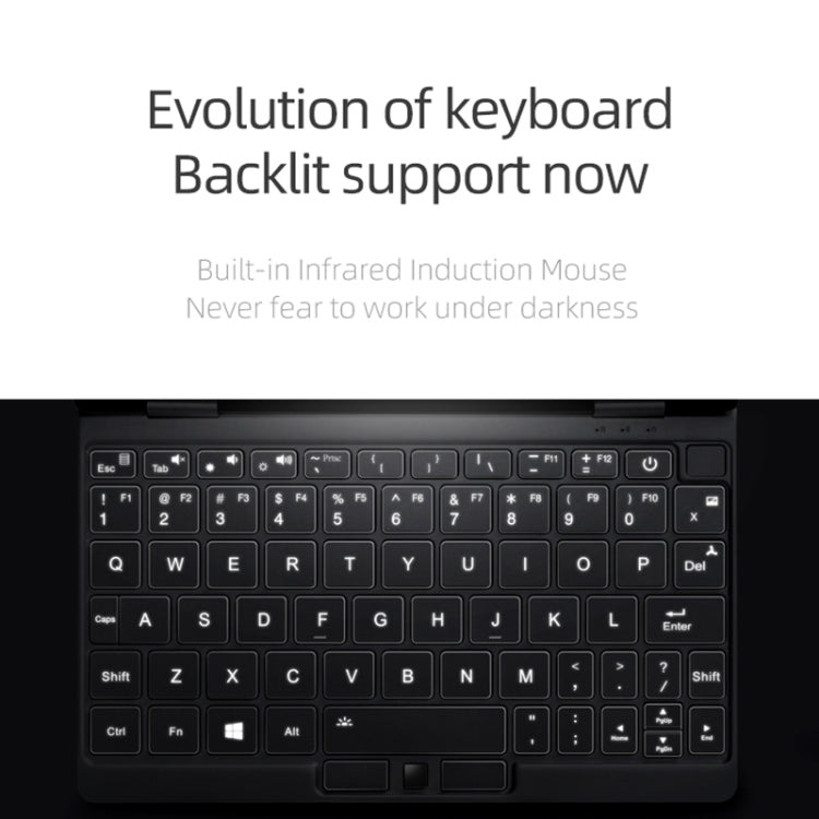 ONE-NETBOOK OneMix 3s+ Laptop, 8.4 inch, 8GB+256GB, Windows 10, Intel CoRE i3-10110Y, Support Dual Band WiFi & Bluetooth & Fingerprint Unlock(Black)