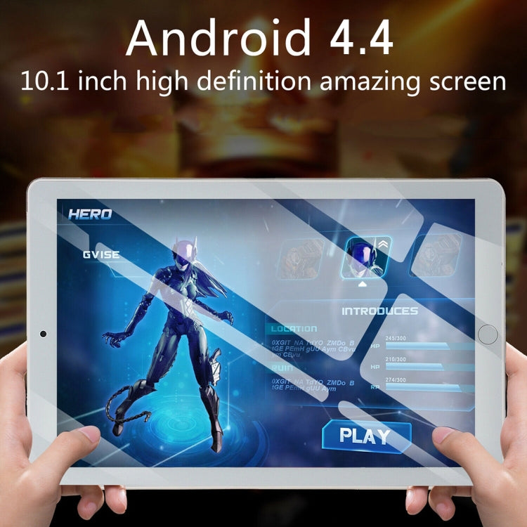 Y12 3G Phone Call Tablet PC, 10.1 inch, 2GB+16GB, Android 4.4 MTK6592 Octa-core up to 1.3GHz, WiFi, Bluetooth, OTG, GPS(Gold)